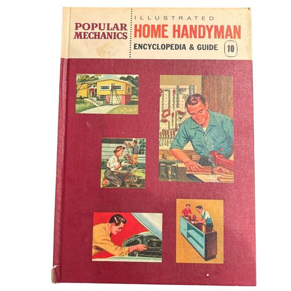 Vintage 1961 Popular Mechanics Home Handyman Encyclopedia & Guide, Vol. 10, HC - Picture 1 of 4